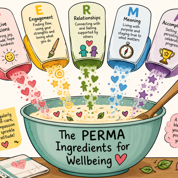 PERMA - 5 Ingredients. Sarah Malone Coaching